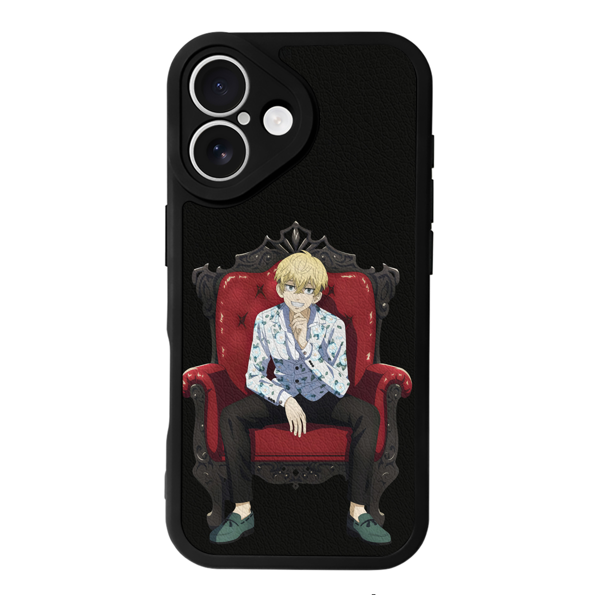 （画像用） 東京リベンジャーズ Tokyo Revengers 【iPhone 16シリーズ対応】シリコンスマホケース（レザー調） 材質：シリコン
